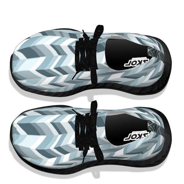 Chevron Stripes - Black Soles